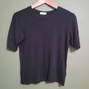 Goldie Black Short Sleeve Top – Size M